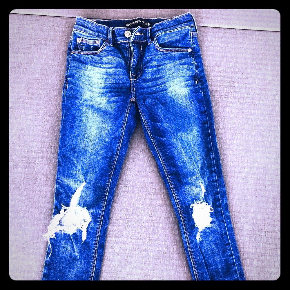 Express tipped jeans
